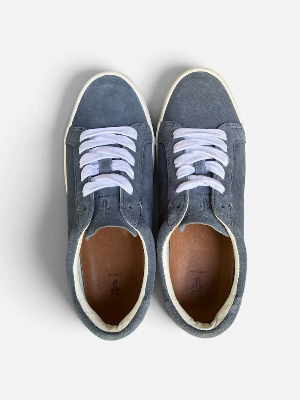Frye Kerry Low Lace-Up Leather Sneaker in Blue Women’s Sz 6 1/2 NEW
